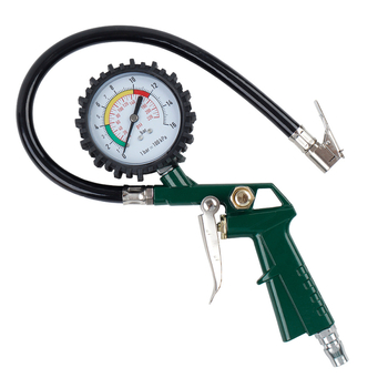 Kompaktiškas automobilių padangų slėgio matuoklis su aukšta tiksluma, aliuminio lydinio korpusas, diapazonas 0–1.6 MPa, tikslumas 0.01 MPa, PSI rodmenys