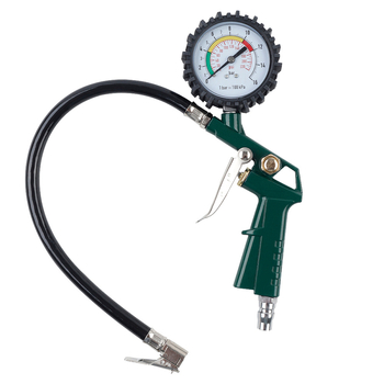 Kompaktiškas automobilių padangų slėgio matuoklis su aukšta tiksluma, aliuminio lydinio korpusas, diapazonas 0–1.6 MPa, tikslumas 0.01 MPa, PSI rodmenys