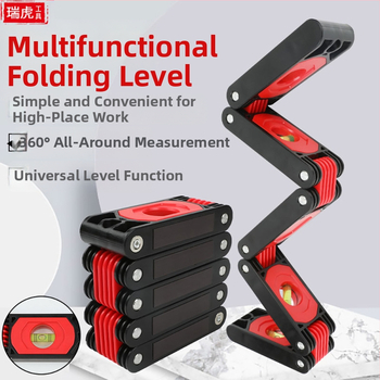 Високопрецизен сгъваем нивелир-измервател за дървообработване, магнитен ъгломер, многофункционален измервателен инструмент