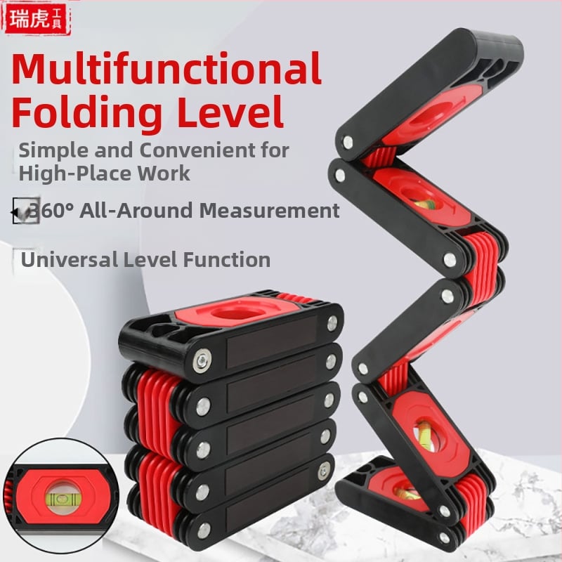 Високопрецизен сгъваем нивелир-измервател за дървообработване, магнитен ъгломер, многофункционален измервателен инструмент