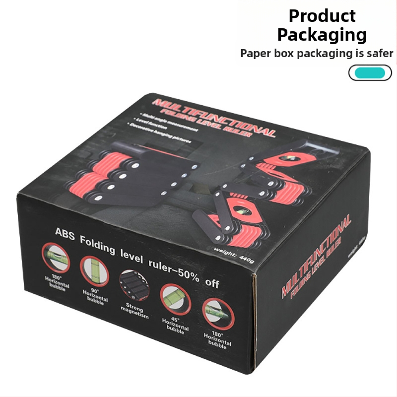 Високопрецизен сгъваем нивелир-измервател за дървообработване, магнитен ъгломер, многофункционален измервателен инструмент