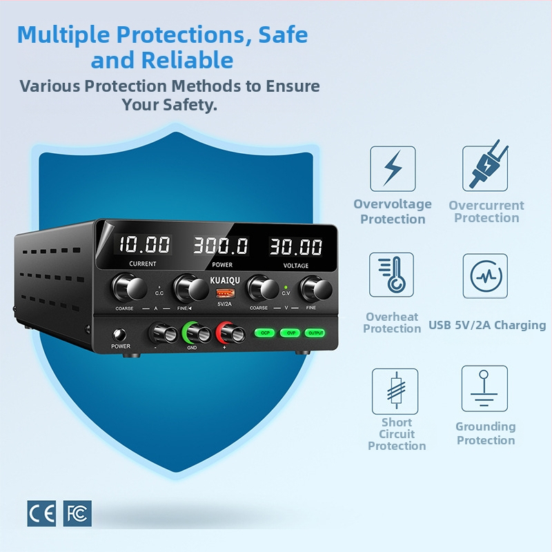 SPPS-H305 DC регулируем източник на захранване, 240W, диапазони до 30V/60V/100V