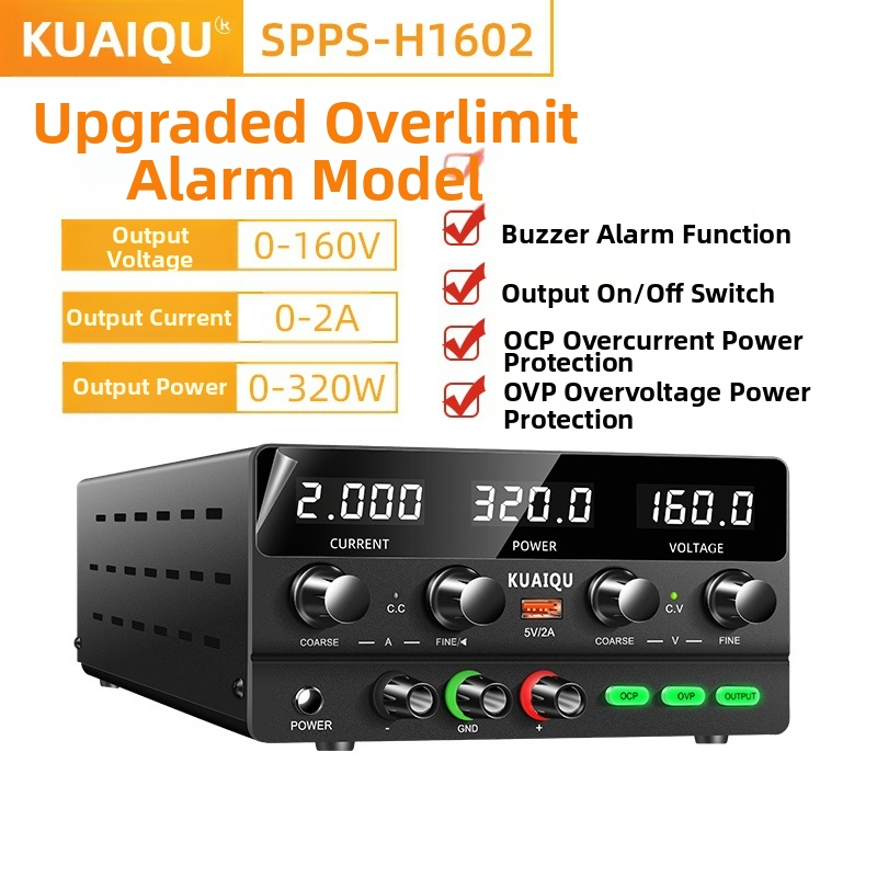 SPPS-H305 Τροφοδοτικό συνεχούς ρεύματος με ρυθμιζόμενη έξοδο, 240W, εύρος τάσης έως 30V/60V/100V