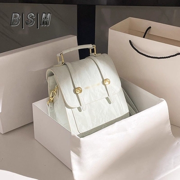 Ruksak urbanog stila od PU sintetičke kože, vertikalni kvadratni oblik, zatvaranje s kapom, unutarnji ID džep, trodimenzionalni vanjski dizajn, dvostruke naramenice, za svakodnevnu upotrebu