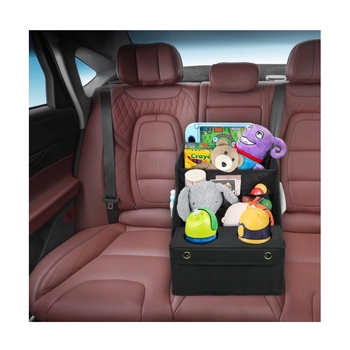 Οργανωτής καθίσματος αυτοκινήτου με μετακινούμενο διαχωριστικό και κουτί αποθήκευσης, πολυλειτουργικός, μεγάλος χώρος (υλικό: πολυεστερικό ινό πλέγμα; χρήση: μεσαία θέση καθίσματος; προσαρμογή; δυνατότητα εκτύπωσης λογότυπου)