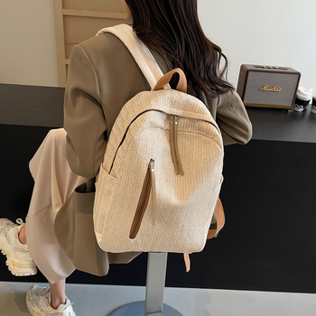 Gradski minimalistički ultralagani vodootporni ruksak od najlona, za svakodnevnu uporabu, zatvarač, unutarnja pretinica za telefon (Proljeće 2025)