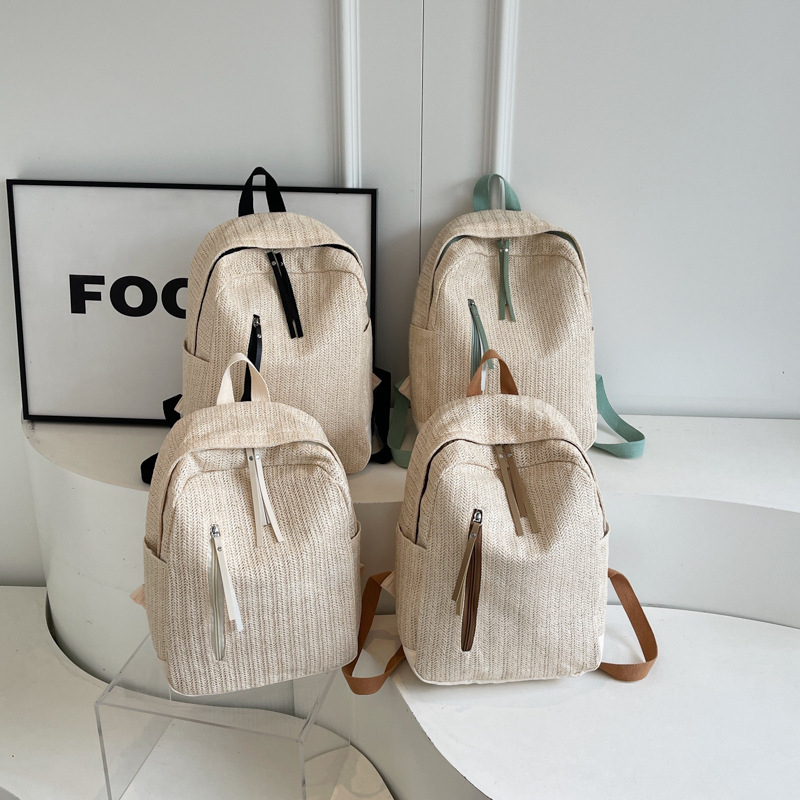 Gradski minimalistički ultralagani vodootporni ruksak od najlona, za svakodnevnu uporabu, zatvarač, unutarnja pretinica za telefon (Proljeće 2025)