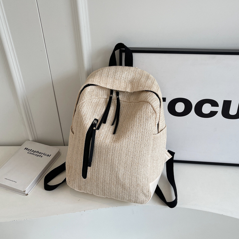 Gradski minimalistički ultralagani vodootporni ruksak od najlona, za svakodnevnu uporabu, zatvarač, unutarnja pretinica za telefon (Proljeće 2025)