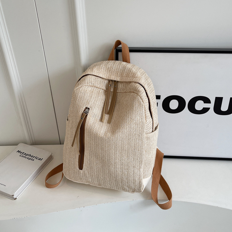 Gradski minimalistički ultralagani vodootporni ruksak od najlona, za svakodnevnu uporabu, zatvarač, unutarnja pretinica za telefon (Proljeće 2025)