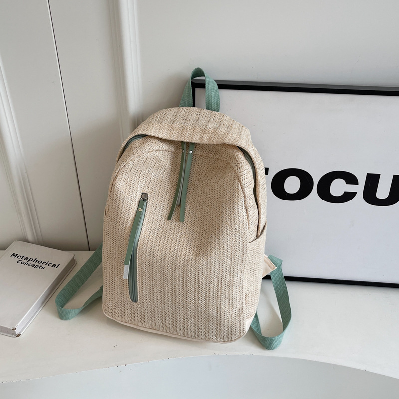 Gradski minimalistički ultralagani vodootporni ruksak od najlona, za svakodnevnu uporabu, zatvarač, unutarnja pretinica za telefon (Proljeće 2025)