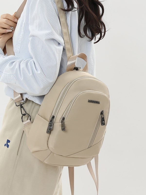 Ženska crossbody torba od Oxford tkanine, vertikalni kvadratni oblik, zatvarač, poliester podstava, džep za mobitel