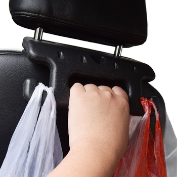 Άγκιστρο πίσω καθίσματος αυτοκινήτου με διπλό γάντζο – πολυλειτουργικό εσωτερικό αξεσουάρ, πλαστικό