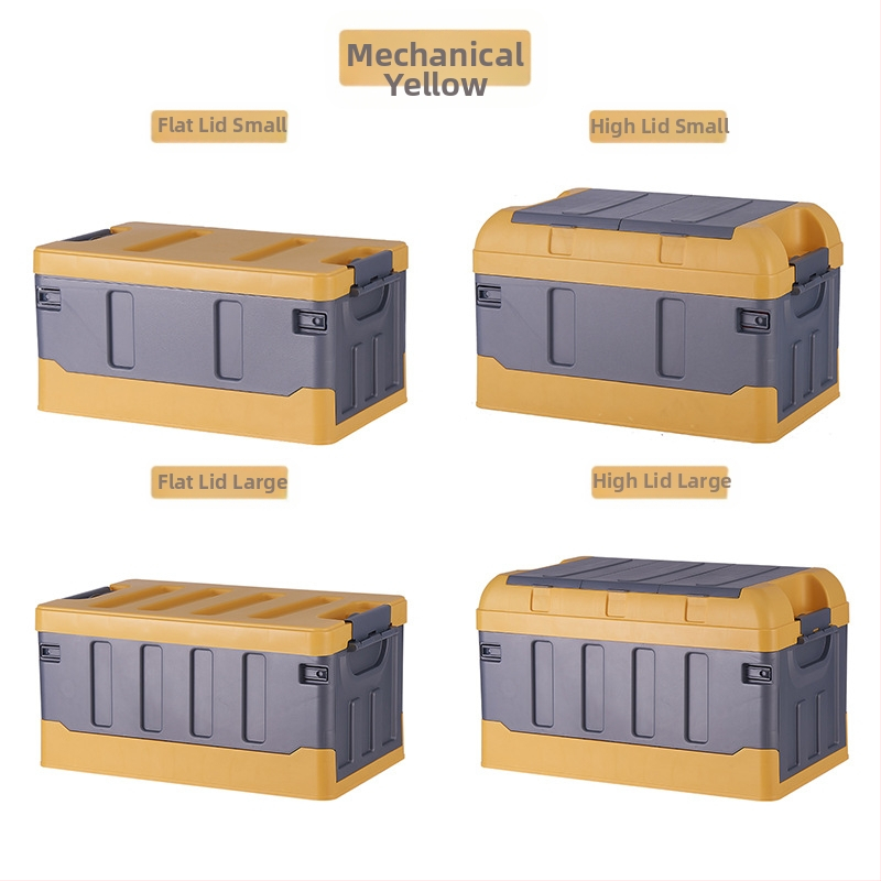 Veľká skladacia krabica do batožinového priestoru auta, objem 60–70 L, PP plast, viacúčelová, odolná voči prachu