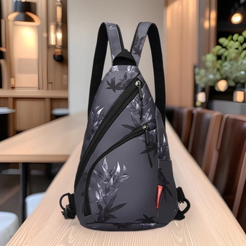 Rucsac unisex cu trei moduri de purtare, țesătură rezistentă, căptușeală poliester, închidere cu fermoar, buzunare interioare cu fermoar și buzunar pentru telefon, primăvara 2025