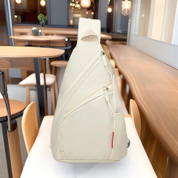 Rucsac unisex cu trei moduri de purtare, țesătură rezistentă, căptușeală poliester, închidere cu fermoar, buzunare interioare cu fermoar și buzunar pentru telefon, primăvara 2025