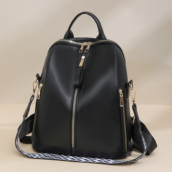 Unisex PU ranac za putovanja i školu, kapacitet ispod 20 L, prozračan i olakšava teret, gradski minimalistički stil