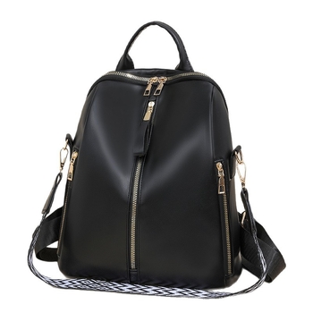 Unisex PU ranac za putovanja i školu, kapacitet ispod 20 L, prozračan i olakšava teret, gradski minimalistički stil