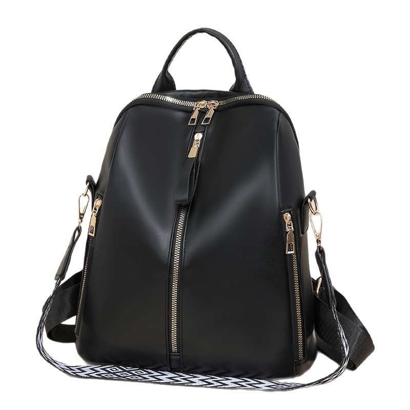 Unisex PU ranac za putovanja i školu, kapacitet ispod 20 L, prozračan i olakšava teret, gradski minimalistički stil