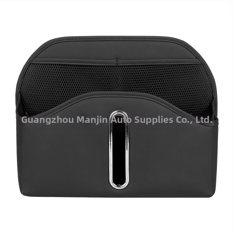 Kožená taška na uloženie na operadle sedadla auta, vodotesná, na zavesenie, univerzálna kompatibilita.