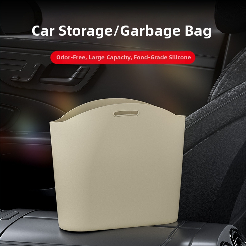 Follow the Way silikónová skladovacia taška LW-GJ23000A pre odpadky v interiéri auta