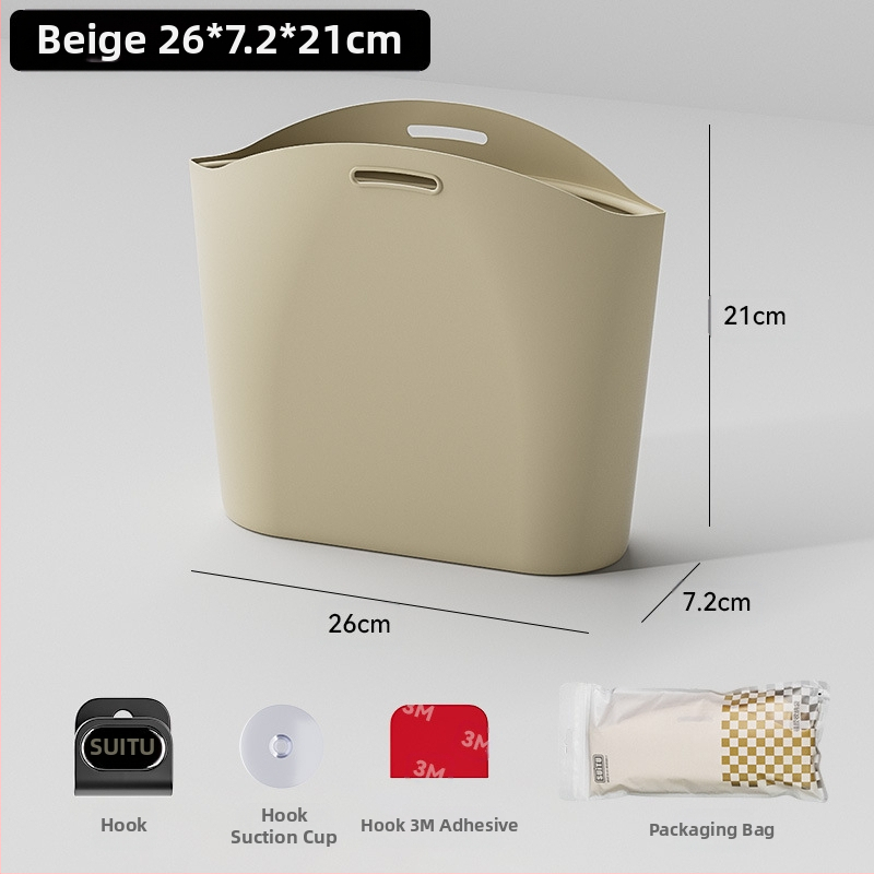 Follow the Way silikónová skladovacia taška LW-GJ23000A pre odpadky v interiéri auta