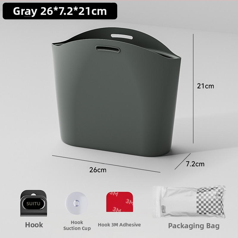 Follow the Way silikónová skladovacia taška LW-GJ23000A pre odpadky v interiéri auta