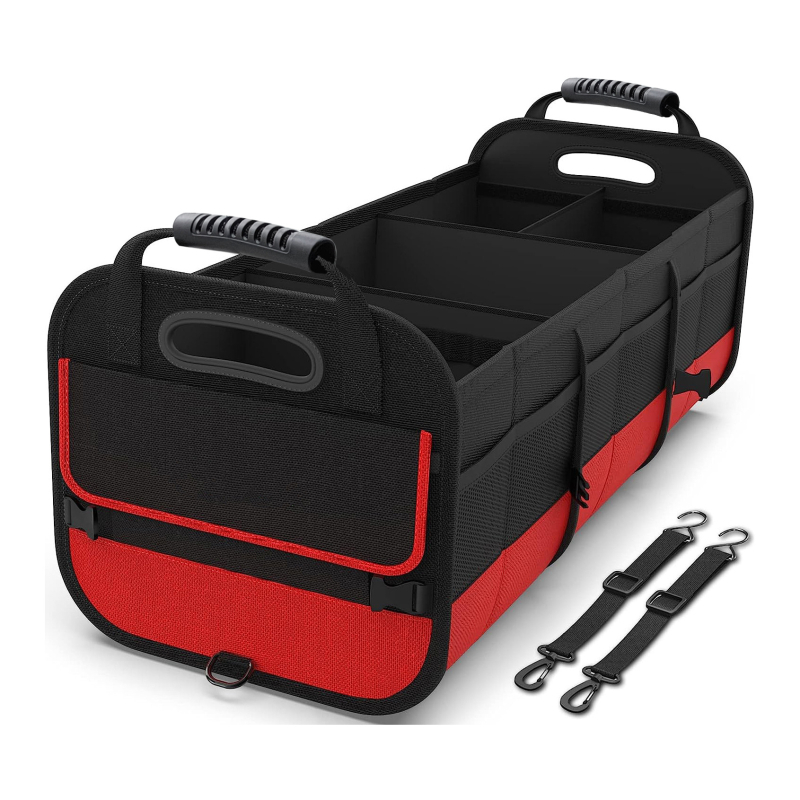 Poliesterio automobilio bagažinės laikymo dėžė, sulankstoma su rankena, logotipo spausdinimas