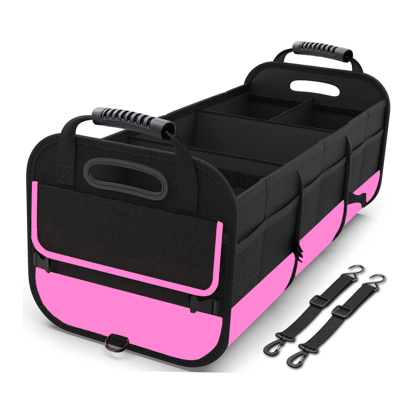 Poliesterio automobilio bagažinės laikymo dėžė, sulankstoma su rankena, logotipo spausdinimas