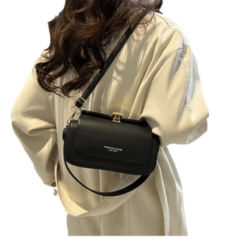 PU kutijasta torba s zatvaranjem, gradski minimalistički dizajn, džep za telefon, podstava od poliester