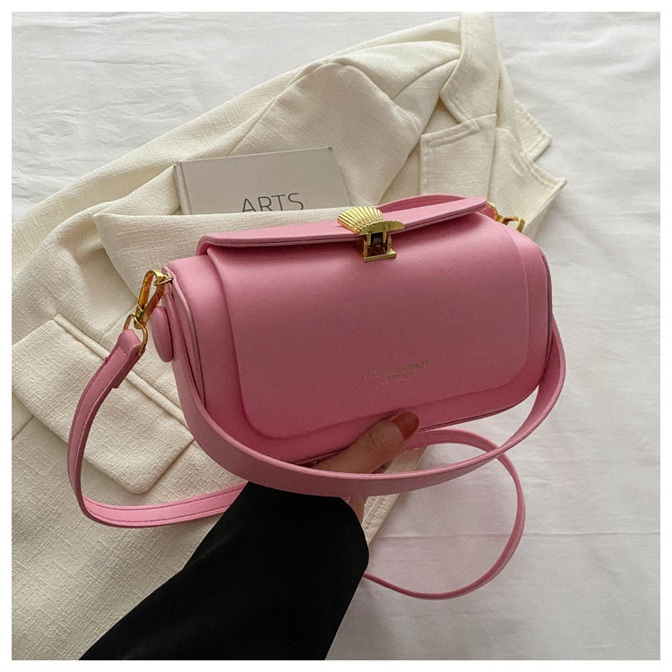 PU kutijasta torba s zatvaranjem, gradski minimalistički dizajn, džep za telefon, podstava od poliester