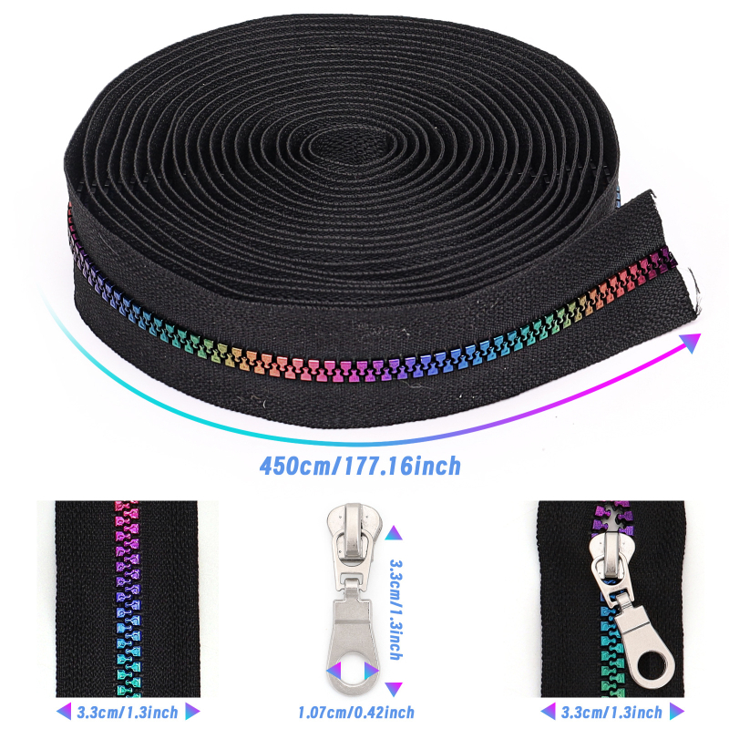 Nr.5 Lagaminų užtrauktukų rinkinys, medžiaga: derva, prekės ženklas: Changsons, kokybė: gera