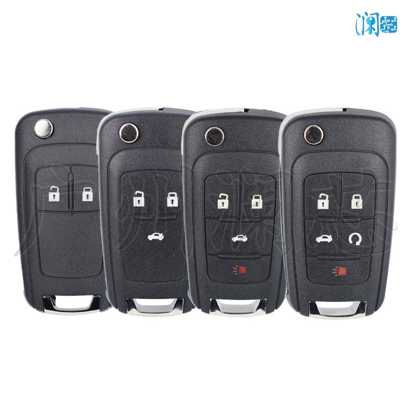 Lanxin ABS saliekams atslēgas korpuss Chevrolet Buick, 2/3/4/5 pogām