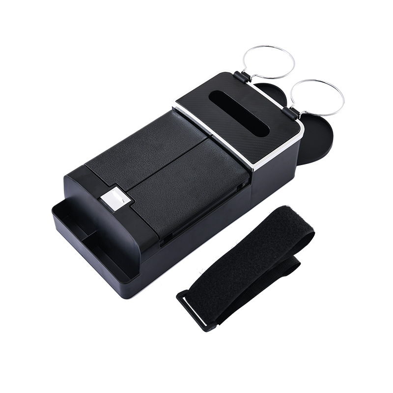 Кутия за салфетки в автомобил и органайзер за подлакътник — пластмасова, за центъра на предната седалка, персонализируема, експлоатационен живот 3–5 години, произход: Jinhua, Zhejiang