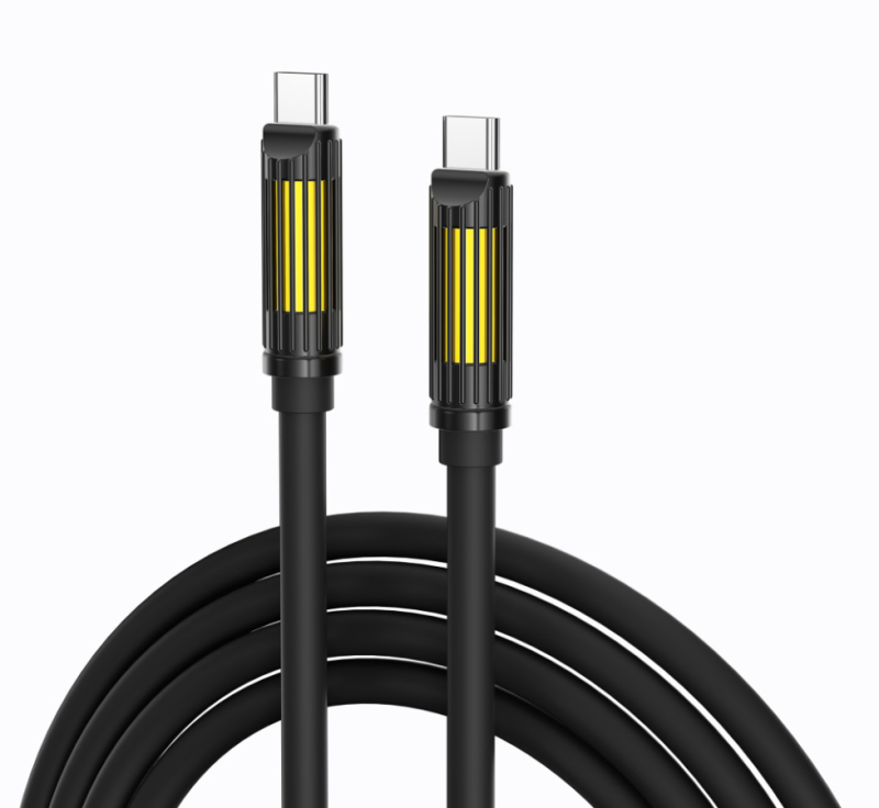 Aromaterapijski USB-C auto kabl za podatke, silikon, jedna glava, brzo punjenje 240W