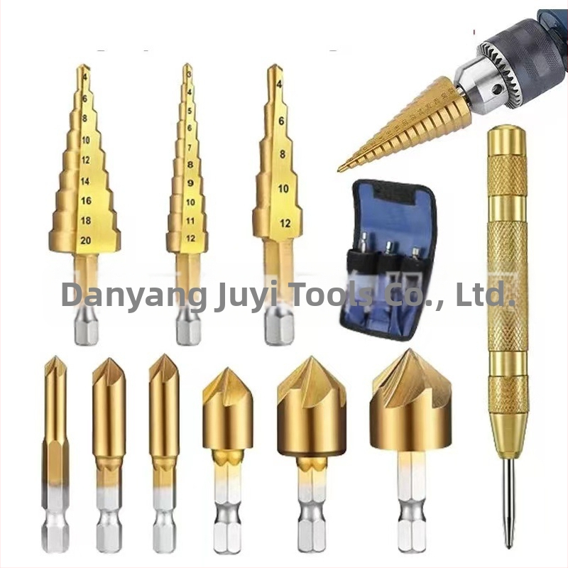 26-частен комплект дърводелски свредла: пагода свредло, центровач, дърводелско триостро свредло