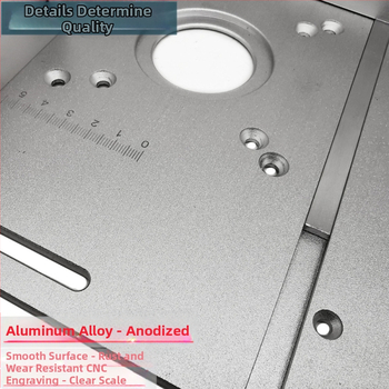 Двуфункционална маса за фрезоване и довършване с капак, алуминиева сплав, обърната платка