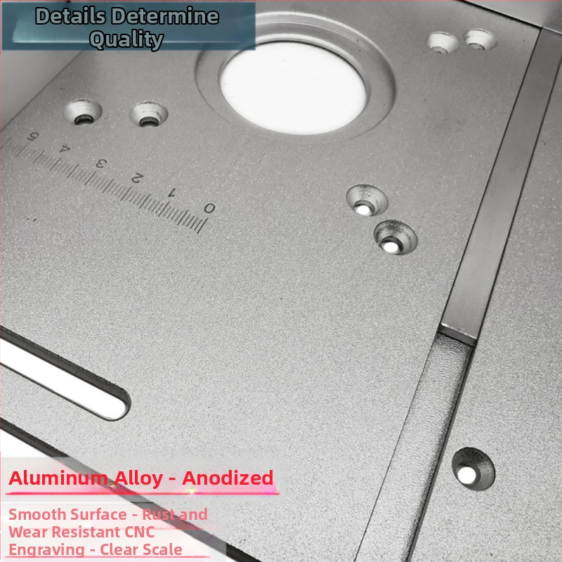 Двуфункционална маса за фрезоване и довършване с капак, алуминиева сплав, обърната платка