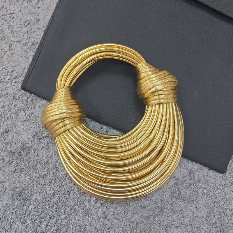 PU pletena torba – okruglog oblika, 3D vanjski dio, zatvarač, podstava od poliestera