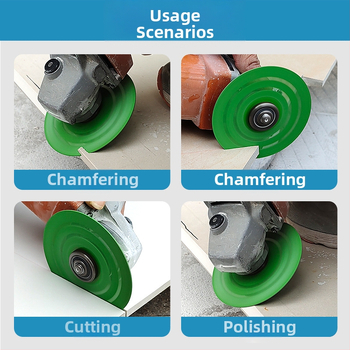 Диамантен шлайф диск за керамични плочи – 45° фаска, кос разрез, обработка на ръбове, наноподложка