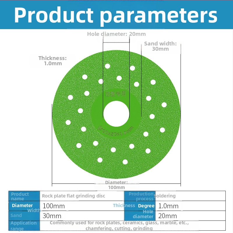 Диамантен шлайф диск за керамични плочи – 45° фаска, кос разрез, обработка на ръбове, наноподложка