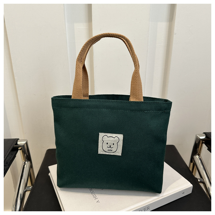 Platnena tote torba sa zipom, bez podstave, vodoravni kvadratni oblik, unutarnja džep za telefon