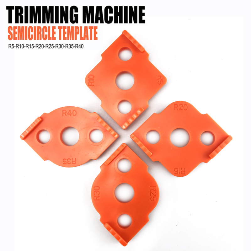 Pozicionačná forma na zaoblený roh pre spracovanie dreva, polkruhový vodič uhla, súprava 4 diely