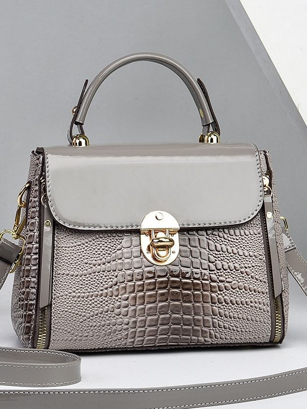 Geantă de damă din PU, formă de găleată, închidere cu fermoar, căptușeală din nylon, compartimente interioare: buzunar secret cu fermoar, buzunar pentru telefon, buzunar interior cu fermoar