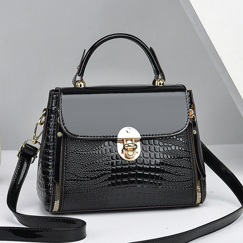 Geantă de damă din PU, formă de găleată, închidere cu fermoar, căptușeală din nylon, compartimente interioare: buzunar secret cu fermoar, buzunar pentru telefon, buzunar interior cu fermoar