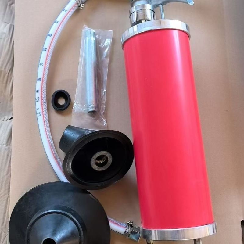Alat za pročišćavanje kanalizacije s zračnim pritiskom, PVC kućište, visokoučinkovit dredžer, lagana aluminijska konstrukcija, automatsko čišćenje cijevi