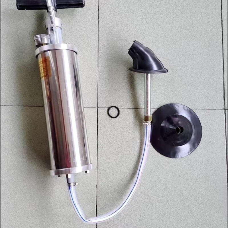 Alat za pročišćavanje kanalizacije s zračnim pritiskom, PVC kućište, visokoučinkovit dredžer, lagana aluminijska konstrukcija, automatsko čišćenje cijevi