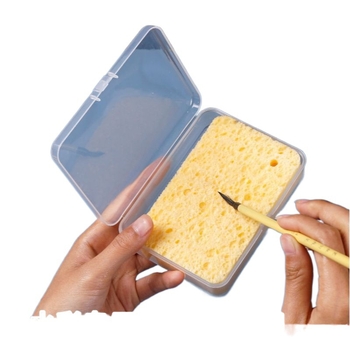 Σφουγγάρι ζωγραφικής για γουάς και υδατοχρώματα – απορροφητικό σφουγγάρι με θήκη αποθήκευσης, υλικό: βαμβάκι από ινώδη ξύλο