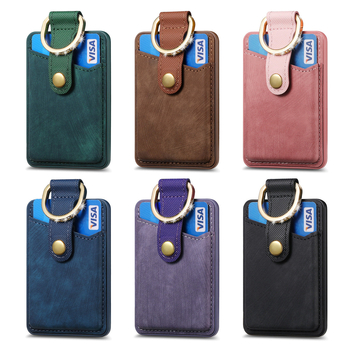 Μαγνητική θήκη καρτών για κινητά, συμβατή με Apple, καθολική, υπερισχυρός μαγνήτης, δαχτυλίδι με διαμάντι, πολυλειτουργική θήκη καρτών