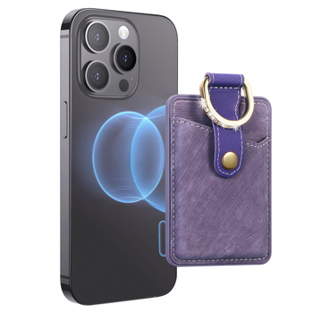 Μαγνητική θήκη καρτών για κινητά, συμβατή με Apple, καθολική, υπερισχυρός μαγνήτης, δαχτυλίδι με διαμάντι, πολυλειτουργική θήκη καρτών