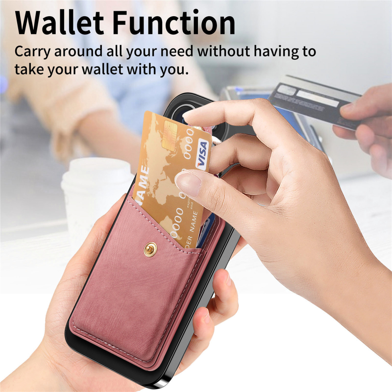 Μαγνητική θήκη καρτών για κινητά, συμβατή με Apple, καθολική, υπερισχυρός μαγνήτης, δαχτυλίδι με διαμάντι, πολυλειτουργική θήκη καρτών